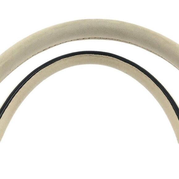 VALENTINOGARAVANI Cream Leather Tote Bag - Picture 8 of 12